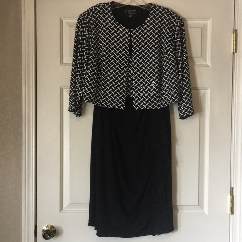 Black and White Special Occasion Dress